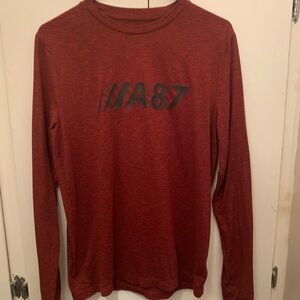 Men's Aeropostale Red Long Sleeve Shirt